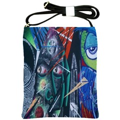 Graffiti Art Urban Design Paint Shoulder Sling Bags by Nexatart