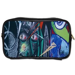 Graffiti Art Urban Design Paint Toiletries Bags 2-side by Nexatart