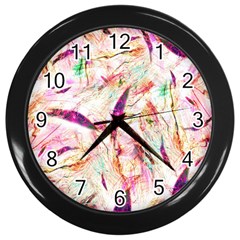 Grass Blades Wall Clocks (black) by Nexatart