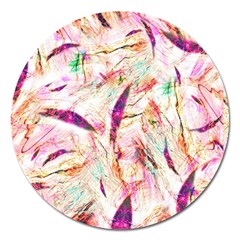 Grass Blades Magnet 5  (round) by Nexatart