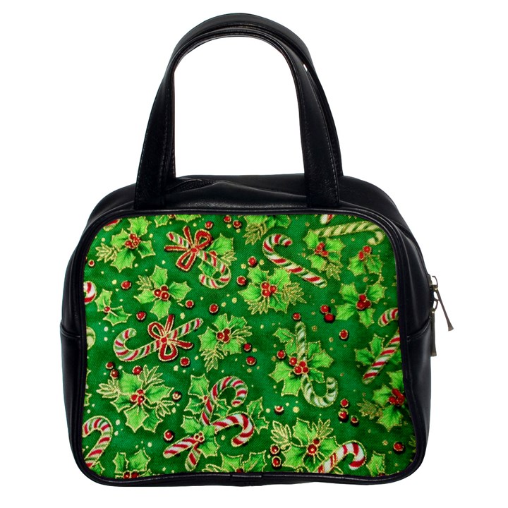 Green Holly Classic Handbags (2 Sides)