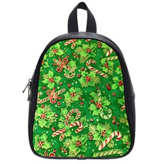 Green Holly School Bags (small)  by Nexatart