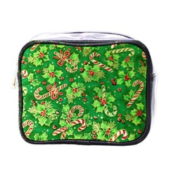 Green Holly Mini Toiletries Bags by Nexatart