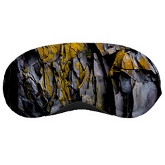 Grey Yellow Stone  Sleeping Masks by Nexatart