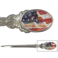 Grunge United State Of Art Flag Letter Openers