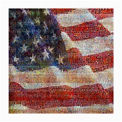 Grunge United State Of Art Flag Medium Glasses Cloth (2-side) by Nexatart