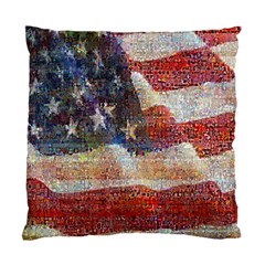 Grunge United State Of Art Flag Standard Cushion Case (one Side)