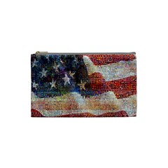 Grunge United State Of Art Flag Cosmetic Bag (small)  by Nexatart