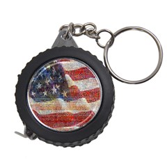 Grunge United State Of Art Flag Measuring Tapes