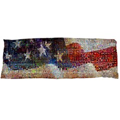 Grunge United State Of Art Flag Body Pillow Case Dakimakura (two Sides) by Nexatart