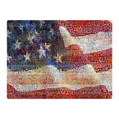 Grunge United State Of Art Flag Double Sided Flano Blanket (mini)  by Nexatart