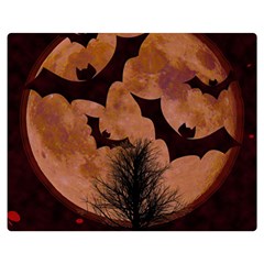 Halloween Card Scrapbook Page Double Sided Flano Blanket (medium)  by Nexatart