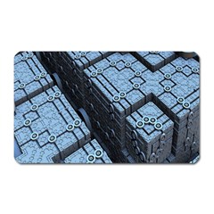 Grid Maths Geometry Design Pattern Magnet (Rectangular)