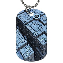 Grid Maths Geometry Design Pattern Dog Tag (One Side)