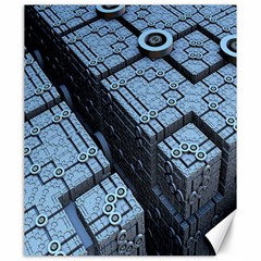 Grid Maths Geometry Design Pattern Canvas 20  x 24  