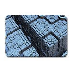 Grid Maths Geometry Design Pattern Small Doormat  24 x16  Door Mat