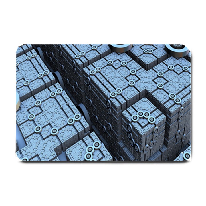 Grid Maths Geometry Design Pattern Small Doormat 