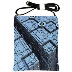 Grid Maths Geometry Design Pattern Shoulder Sling Bags