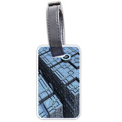 Grid Maths Geometry Design Pattern Luggage Tags (One Side) 