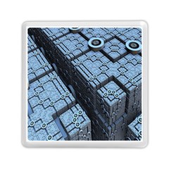 Grid Maths Geometry Design Pattern Memory Card Reader (Square) 