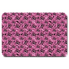 Floral Pink Collage Pattern Large Doormat  by dflcprints