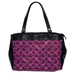 Floral Pink Collage Pattern Office Handbags by dflcprints