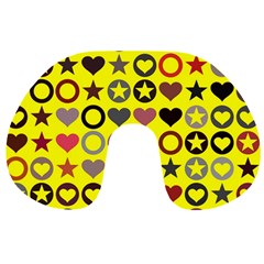 Heart Circle Star Travel Neck Pillows by Nexatart