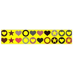 Heart Circle Star Flano Scarf (small) by Nexatart