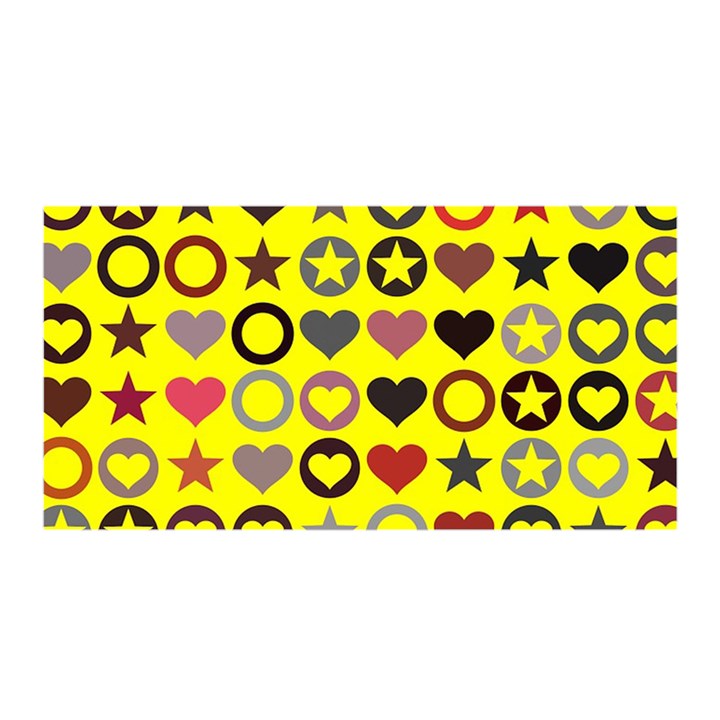 Heart Circle Star Satin Wrap