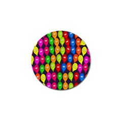 Happy Balloons Golf Ball Marker by Nexatart