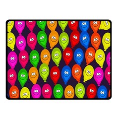 Happy Balloons Fleece Blanket (small) by Nexatart