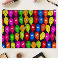 Happy Balloons Cosmetic Bag (xxxl)  by Nexatart