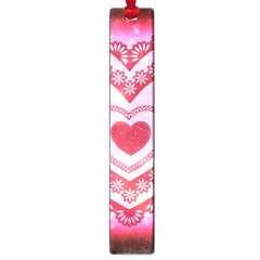 Heart Background Lace Large Book Marks by Nexatart