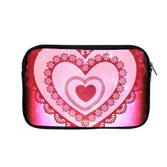 Heart Background Lace Apple Macbook Pro 13  Zipper Case by Nexatart