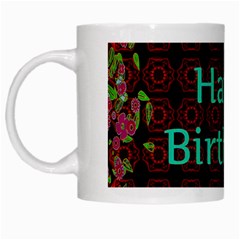 Happy Birthday! White Mugs