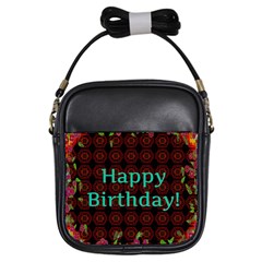 Happy Birthday! Girls Sling Bags by Nexatart