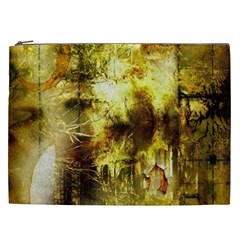 Grunge Texture Retro Design Cosmetic Bag (xxl)  by Nexatart