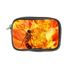 Honey Bee Takes Nectar Coin Purse by Nexatart