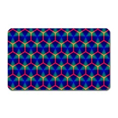 Honeycomb Fractal Art Magnet (rectangular)