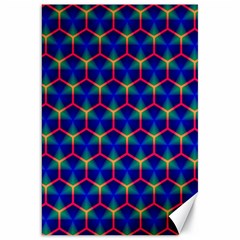 Honeycomb Fractal Art Canvas 20  X 30   by Nexatart