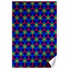 Honeycomb Fractal Art Canvas 24  X 36  by Nexatart