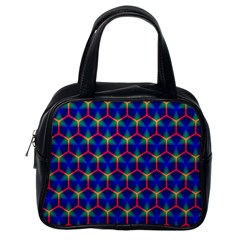 Honeycomb Fractal Art Classic Handbags (one Side) by Nexatart