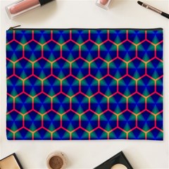 Honeycomb Fractal Art Cosmetic Bag (xxxl)  by Nexatart