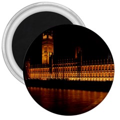 Houses Of Parliament 3  Magnets by Nexatart