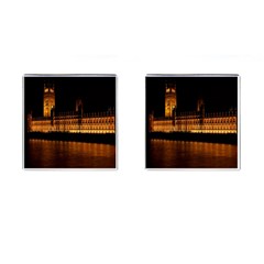 Houses Of Parliament Cufflinks (square) by Nexatart