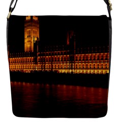 Houses Of Parliament Flap Messenger Bag (s)