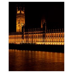 Houses Of Parliament Drawstring Bag (small) by Nexatart