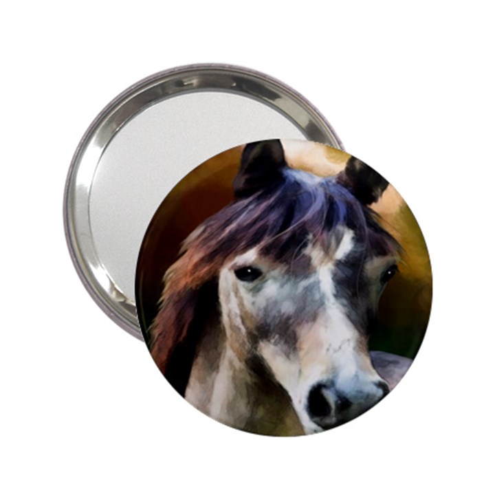 Horse Horse Portrait Animal 2.25  Handbag Mirrors