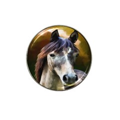 Horse Horse Portrait Animal Hat Clip Ball Marker by Nexatart