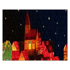 Market Christmas Light Rectangular Jigsaw Puzzl by Nexatart